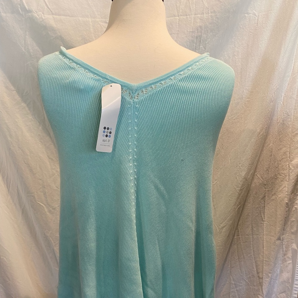 NWT Apt 9 Shawl/Poncho Sea Green